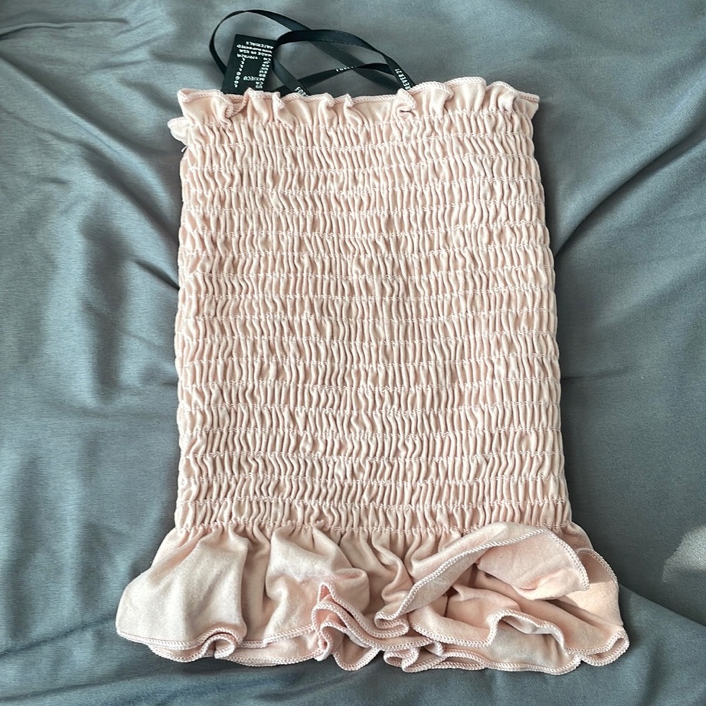 Pink tube top